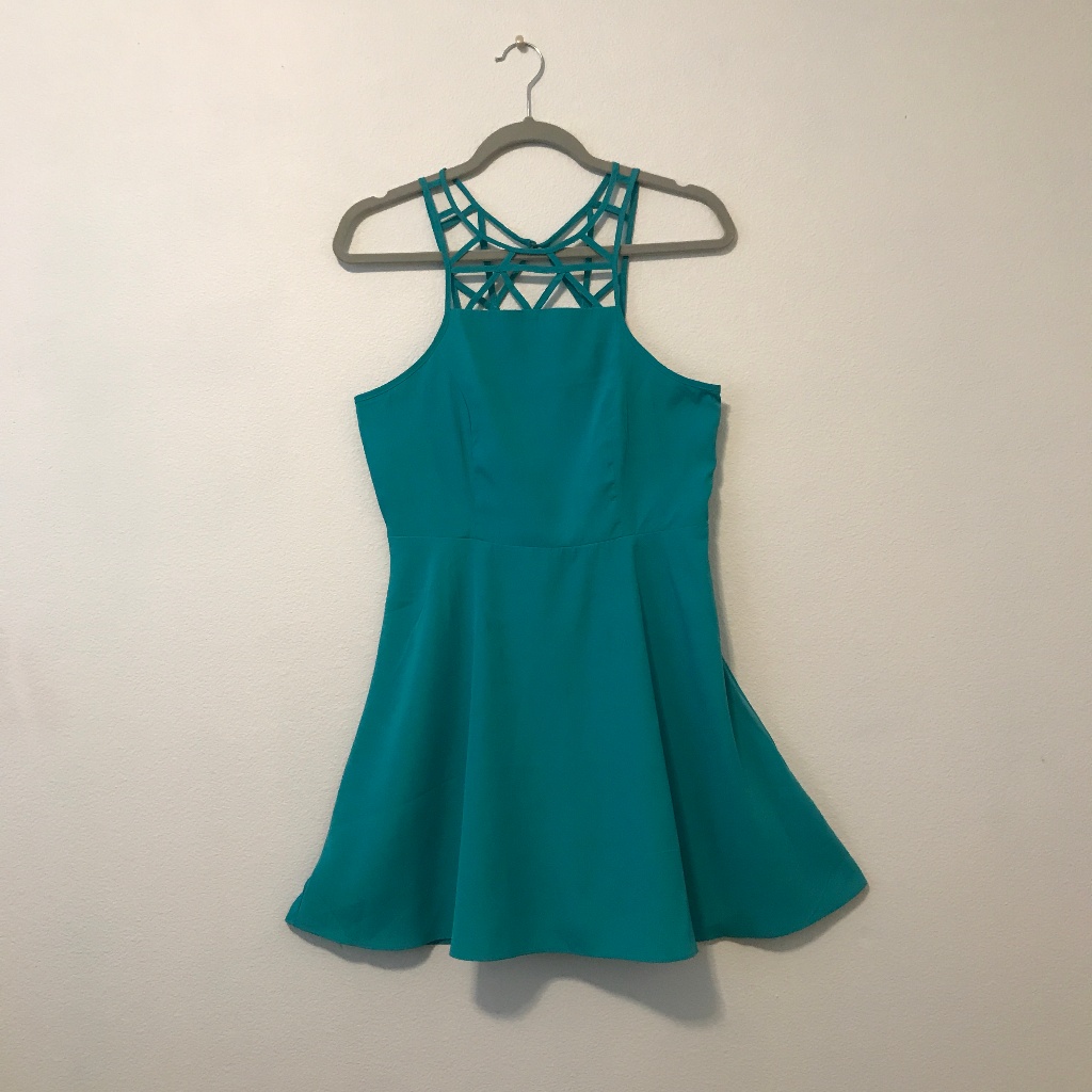 Turquoise American Eagle Dress Size 6 (Small)